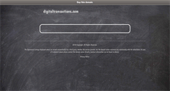 Desktop Screenshot of digitaltransactions.com